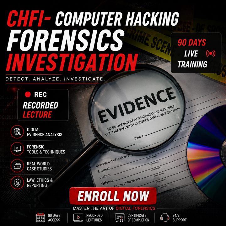 Cyber forensics and CHFI course thumbnail
